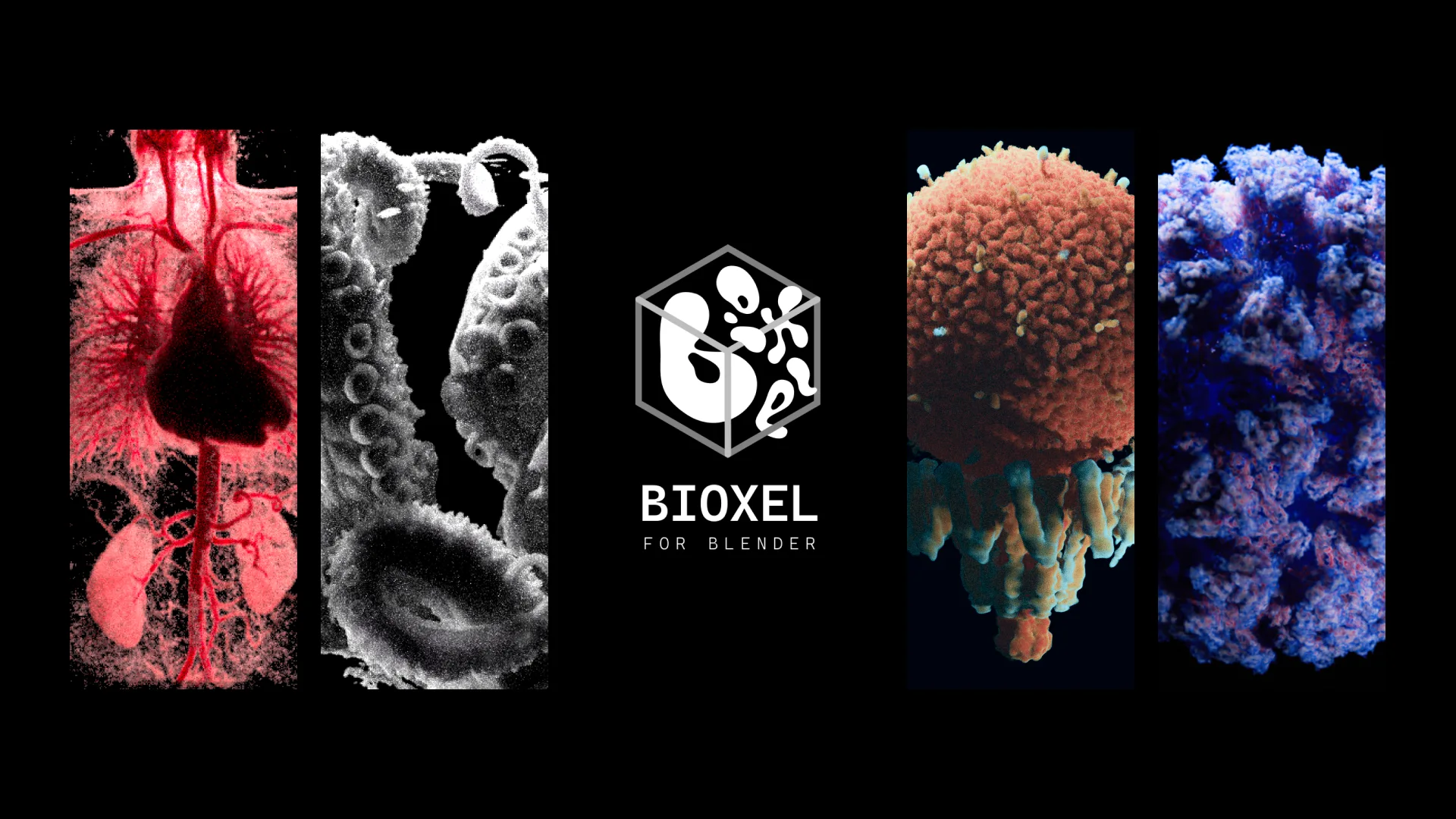 Bioxel Nodes add-on page for Blender
